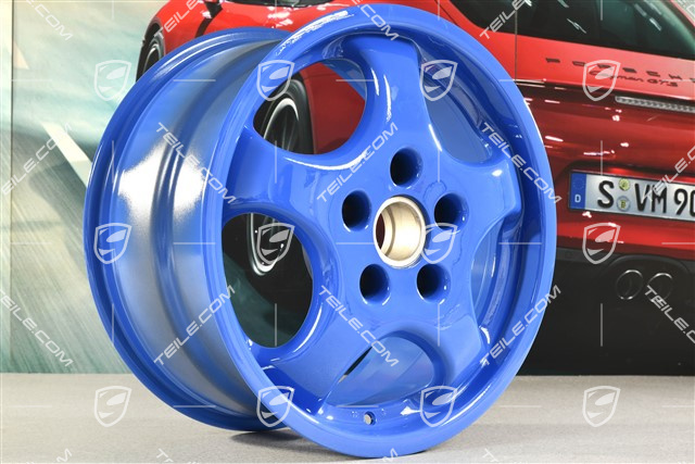 17" Felgensatz CUP I, 7J x 17 ET55 + 9J x 17 ET55, Maritime Blue