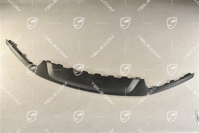 Spyder, Front bumper spoiler / Lip, Satin Black
