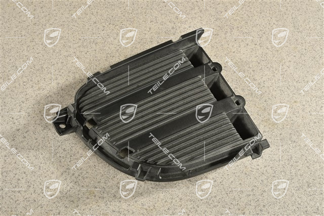 C2, Air inlet / duct / guide cover, lateral, Black matte, R