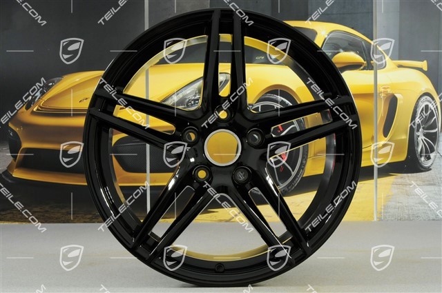 19" Felge Carrera VI, 8,5J x 19 ET50, in black (high gloss)