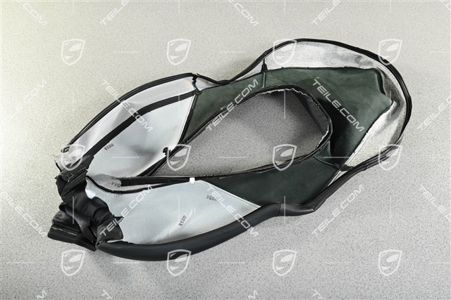 Front seat, Backrest cover, Leather Black, Sport plus, L=R