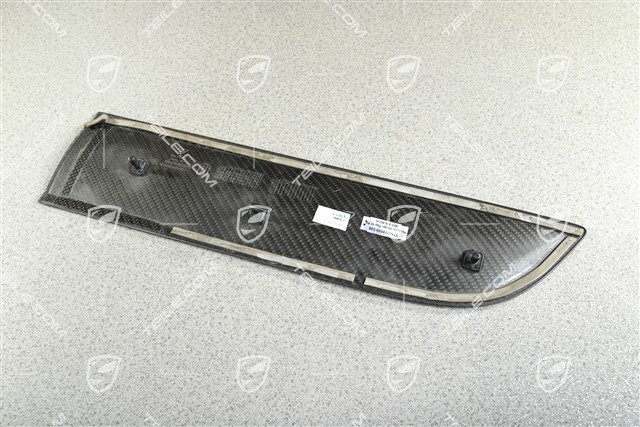 Rear door cover / trim, Carbon Gloss Black, R
