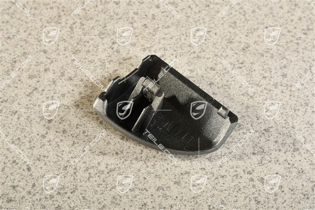 Dashboard trim moulding, LHD, outer, Volcano Grey, L