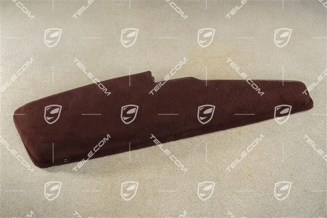 Ablagekasten Türverkleidung , Teppich / Leder, Weinrot, L