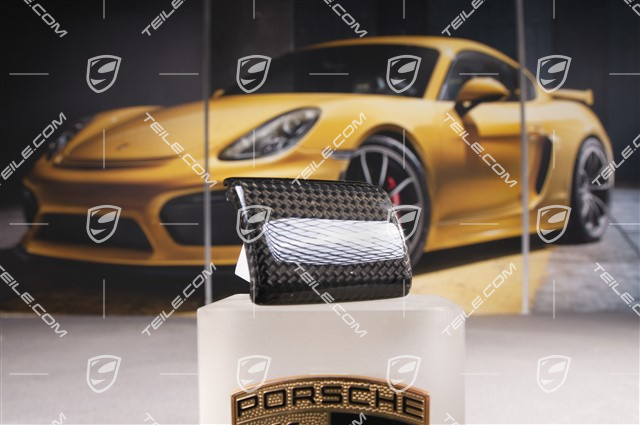 Schalttafelverkleidung / Getränkehalter Zierleiste, LHD, Carbon / Kohlefaser, L