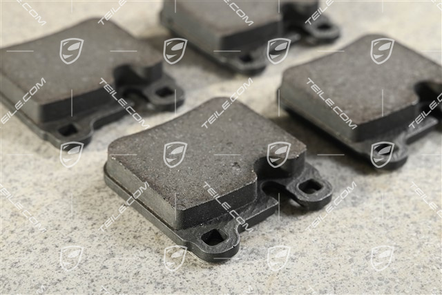Brake pad set, rear axle, C2, L+R
