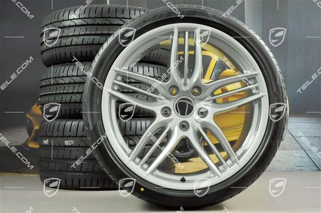 20" SportDesign Sommerräder Satz, 8,5J x 20 ET51 + 11J x 20 ET70, Pirelli Sommerreifen 245/35 ZR20 + 295/30 ZR20