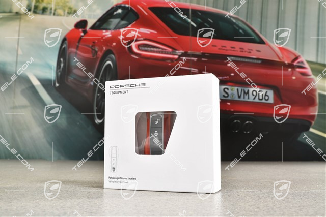 Vehicle key side faces / Key cap, Painted / lacquered, set Papaya