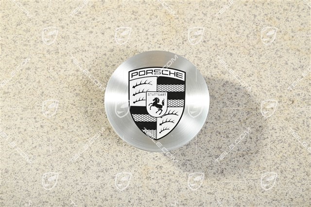 Dekielek koła, wklęsły, herb monochromatyczny