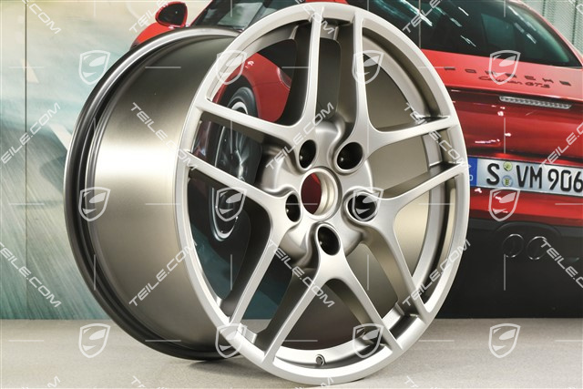 19" felga Carrera S II, 11J x 19 ET67, Platinum półmat