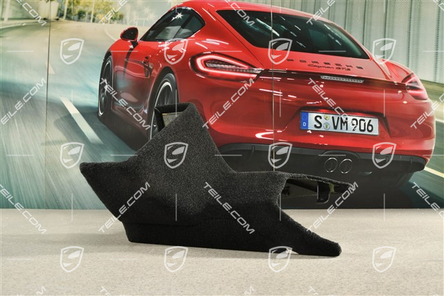 Centre console cover, Cloth, Black GT2 / Carrera RS Street version