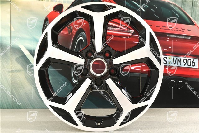 20-inch Rim Offroad Design, 11J x 20 ET60, black high gloss + glossy Surface