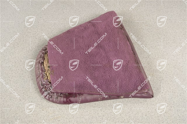 Back seat lower / cushion, Leatherette, Magenta, R
