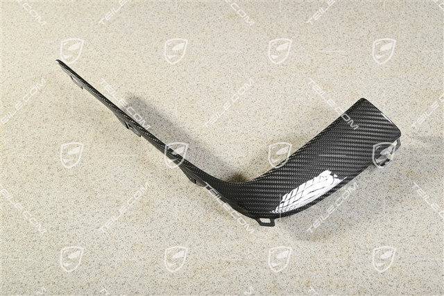 Cover trim, front bumper air inlet, Sport Design Carbon, L