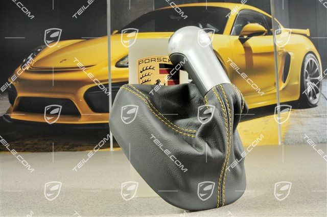 Gearshift Knob, Stone Grey / Speed Yellow Gearshift Knob, Stone Grey / Speed Yellow