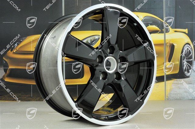 20-inch wheels rims set "Sport Classic", 9,5J x 20 ET65 + 11,5J x 20 ET63, in black