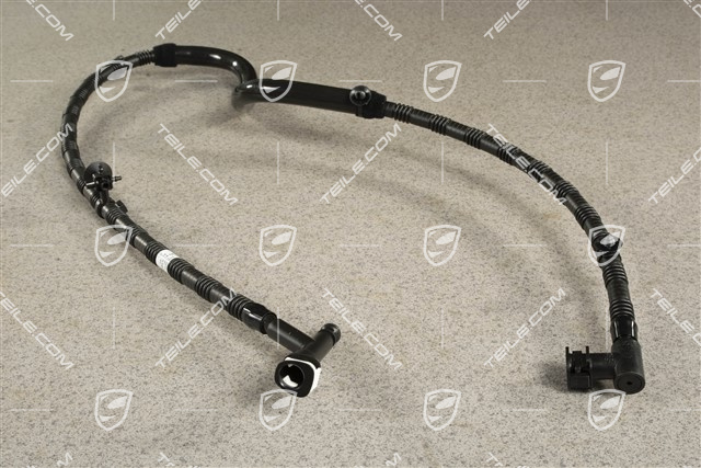 Night vision camera washer system hose