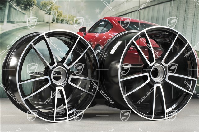 20+21" Felgensatz Turbo Sport 4, Felgen: vorne 9J x 20 ET41 + hinten 11,5J x 21 ET67
