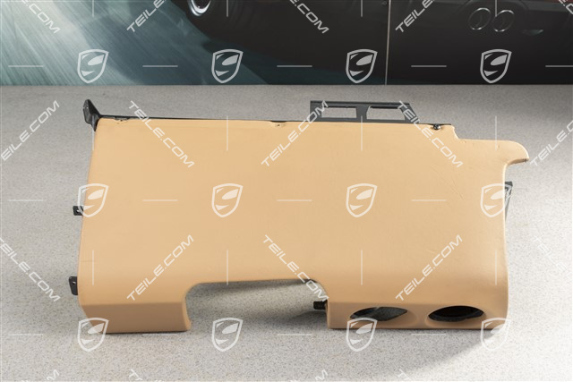 Dolna część deski rozdzielczej, Skóra, Piaskowa / beżowa