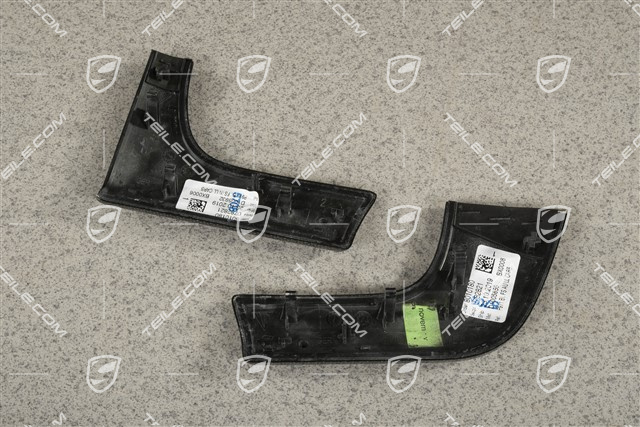 Dashboard trim moulding set / kit, Carbon, high gloss / Drivers side