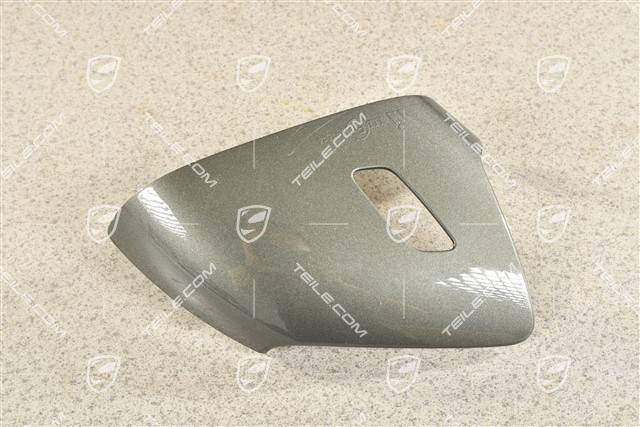 Außenspiegel, Blende unten, Real Top View, Schwarzmatt, L