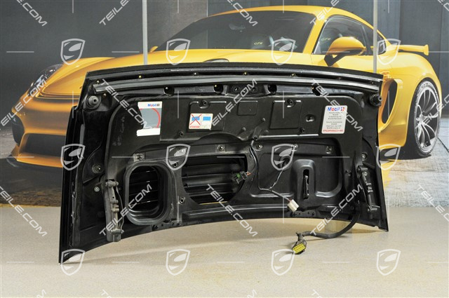 Rear lid (engine lid), set (incl. spoiler and drive), C4S Coupé
