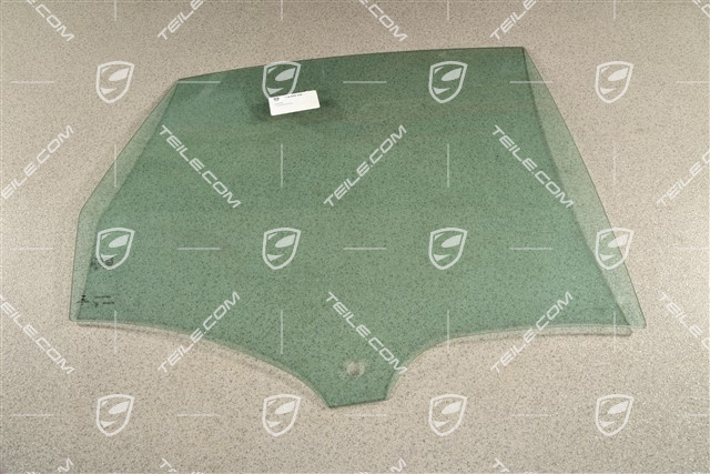 Rear door side window glass, Green heat-insulating, R
