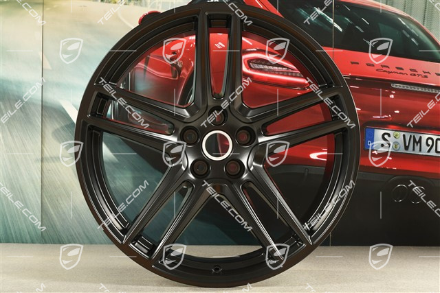 20" Felga "Macan Turbo", 10J x 20 ET19, BORBET, czarny półmat