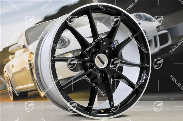 20" Carrera S (III) Felgensatz, 8,5J x 20 ET51 + 11J x 20 ET70, Felgenstern in Schwarz