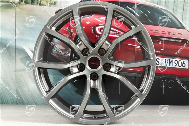 21" Felga Cayenne Exclusive Design, 11J x 21 ET49, Platinum satynowy półmat