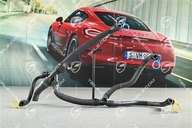 Turbo / Turbo S, Cooling system Water hose / line, heat exchanger