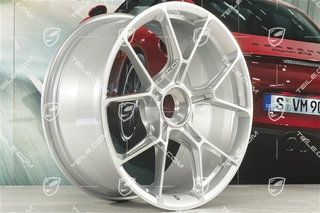 20" GT3 Felge, 9,5J x 20 ET46, brilliantsilber