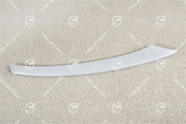 Front bumper disc / trim, lacquered, upper, R