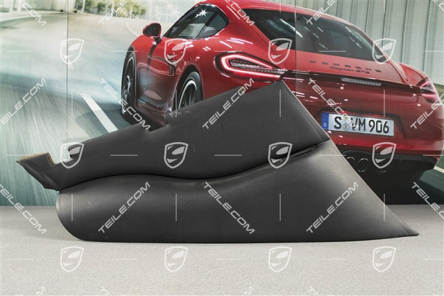 Seitenwandverkleidung, coupé, Kunstleder, Schwarz, L
