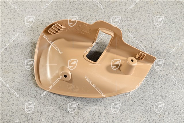 Trim cover, rear seat backrest, lateral, Luxor Beige, R