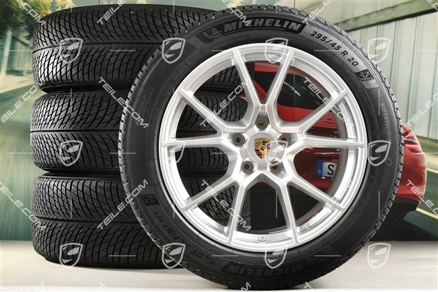 20-inch Cayenne S COUPE winter wheel set, rims 9J x 20 ET50 + 10,5J x 20 ET55 + Michelin Pilot Alpin 5 SUV winter tyres 255/55 R20 + 295/45 R20, with TPMS