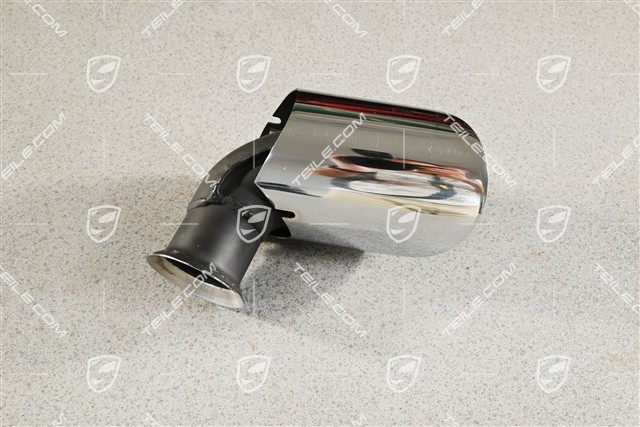 End pipe, stainless steel, Exclusive package, L, (has scratches)