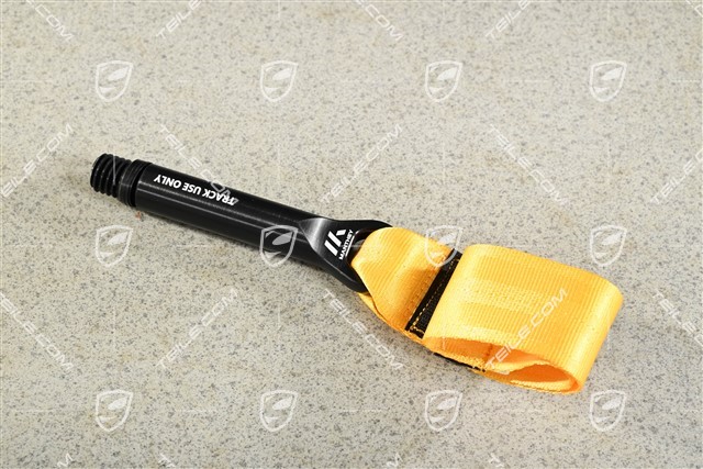 Recovery lug / Tow strap  front Yellow / Manthey kit