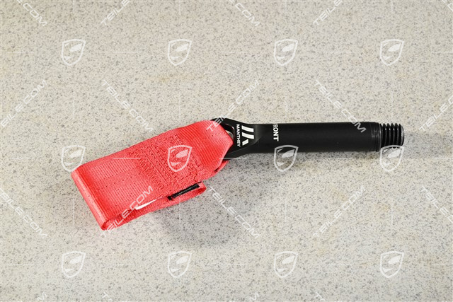 Recovery lug / Tow strap  front Red / Manthey kit