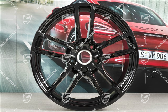 20-inch wheel rim, Cayenne Sport, 10,5J x 20 ET55, black high gloss