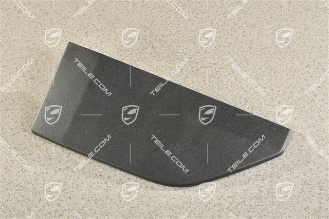 Abdeckung, Schwellerblende, Hinten, Schwarzmatt, L