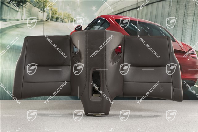 Back seat lower / cushion, natural leather, Espresso, Coupe / Targa/ Cabrio