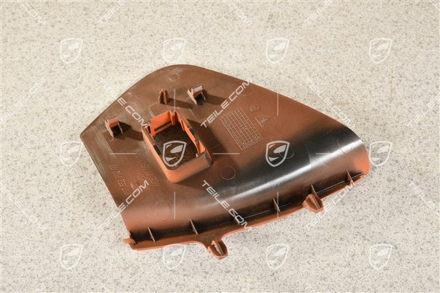 Dashboard trim lower part side cover, Airbag switch-off, Terracotta, R