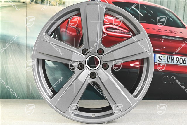 22" Felge Cayenne Exclusive Design Sport, 11,5J x 22 ET61, vesuvgrau