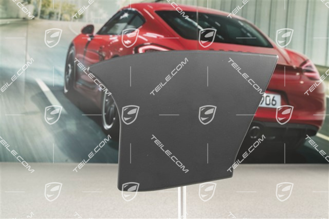 Centre console / tunnel cover, Lateral, Black, Cabrio, R