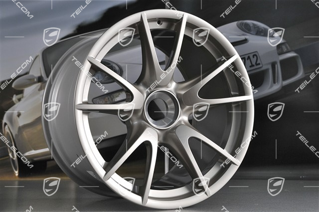 19" Komplet felg GT3 II RS 4.0 / GT2 RS, white gold metallic, przód 9J x 19 ET47+ tył 12J x 19 ET48