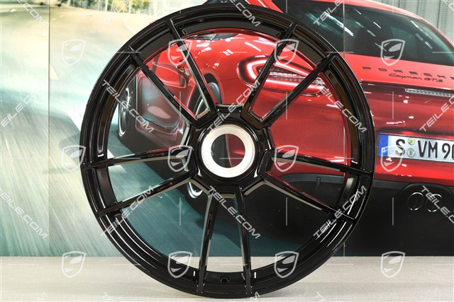 20-inch Turbo S wheel rim, 8,5J x 20 ET50, black high gloss
