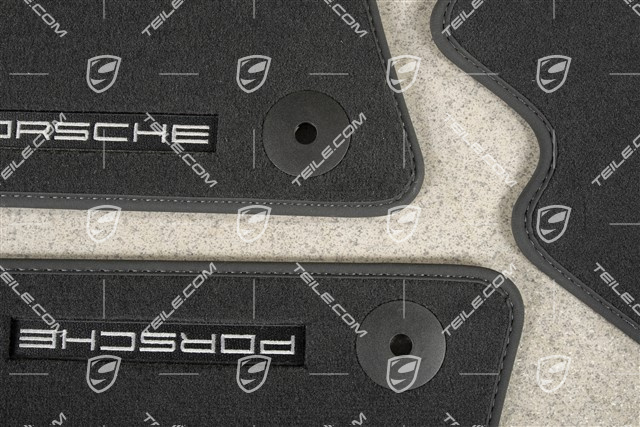 Fussmatten Satz, Climatronic hinten, schwarz, RL / UK-Version