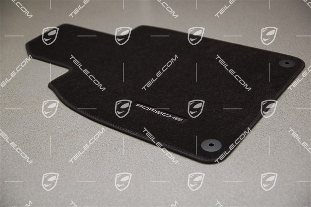 Fußmattensatz vorne, schwarz, L+R