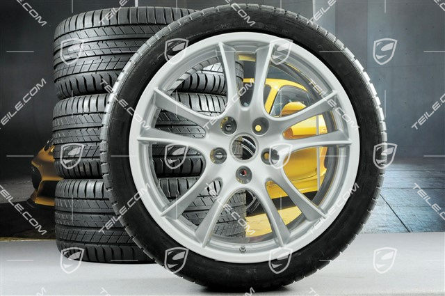 21-inch Cayenne Sport / GTS wheel set, wheels 10J x 21 ET50 + 10Jx21 ET50, tyres 295/35 R21Y